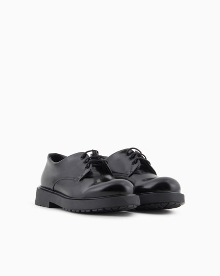 Armani Zapatos con cordones de material efecto desgastado Liquidación