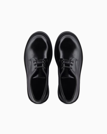Armani Zapatos con cordones de material efecto desgastado Liquidación