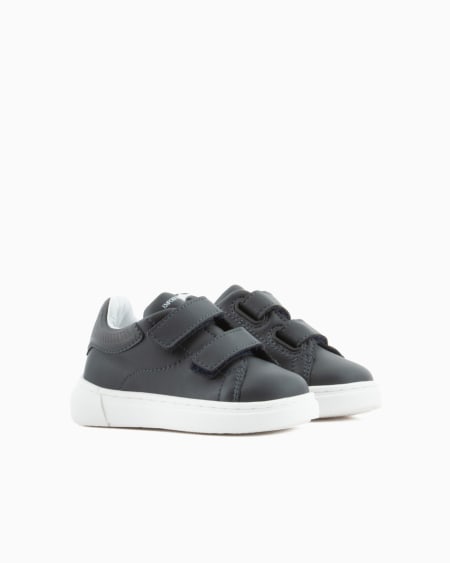 Armani Deportivas de piel con velcro Rebajas de fin de temporada