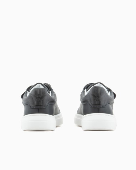 Armani Deportivas de piel con velcro Rebajas de fin de temporada