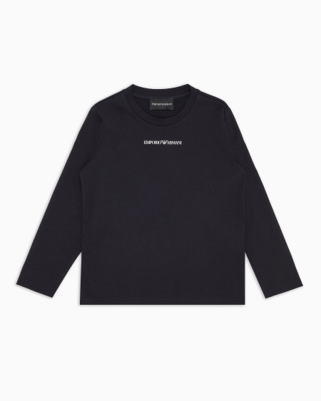 Armani Jersey de punto con logotipo Outlet online
