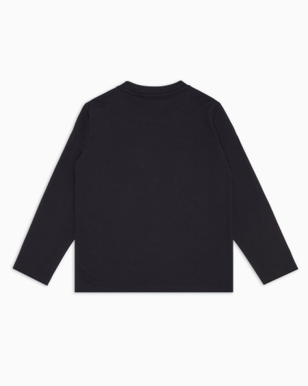 Armani Jersey de punto con logotipo Outlet online
