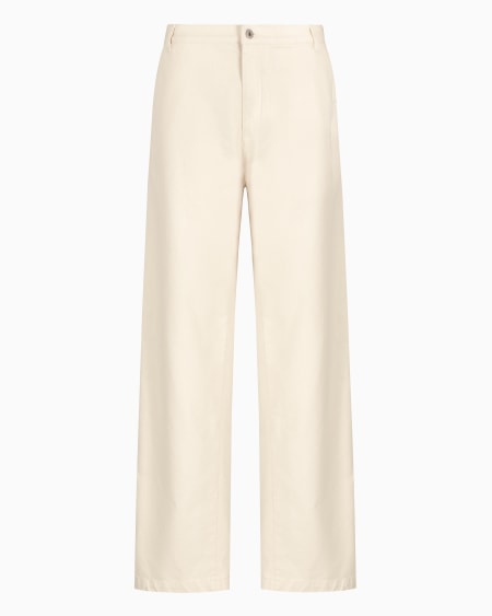 Armani Vaqueros de pernera ancha de denim Icon