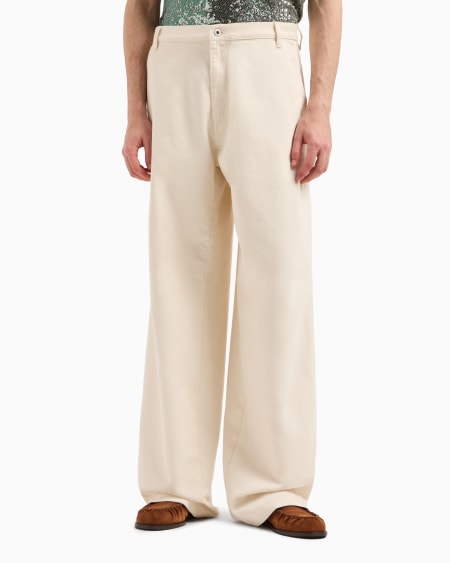 Armani Vaqueros de pernera ancha de denim Icon Rebajas