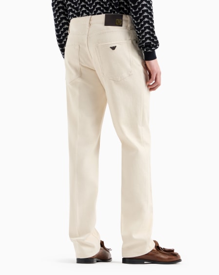 Armani Vaqueros J76 de corte recto en bull denim Gran oferta
