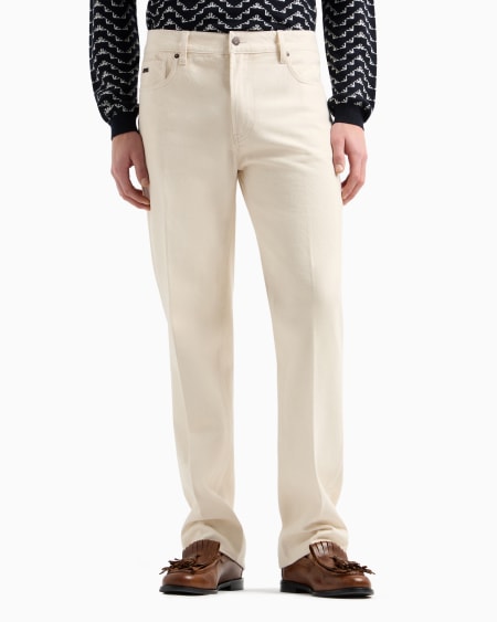 Armani Vaqueros J76 de corte recto en bull denim Gran oferta