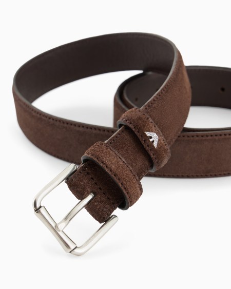 Armani Cinturón de ante Rebajas de fábrica