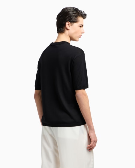 Armani Jersey en punto jersey de mezcla de lyocell ASV Liquidación