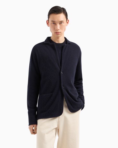 Armani Chaqueta de punto jersey de cachemir puro Icon Mejor oferta