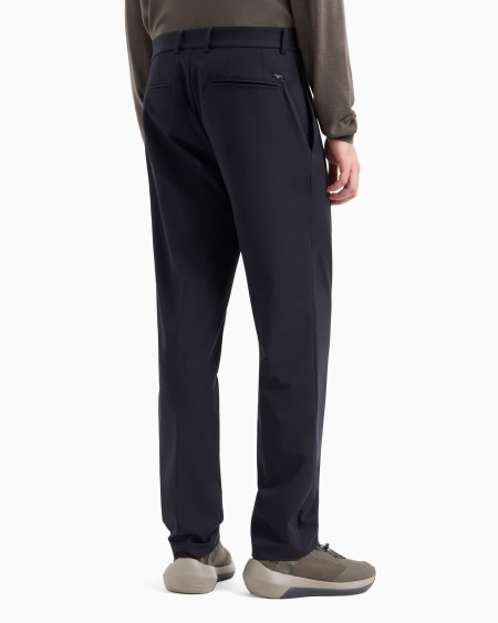 Armani Pantalones de nailon elástico Travel Essential Precio de fábrica