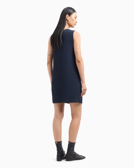 Armani Vestido túnica de tejido texturizado Icon Envío internacional gratuito