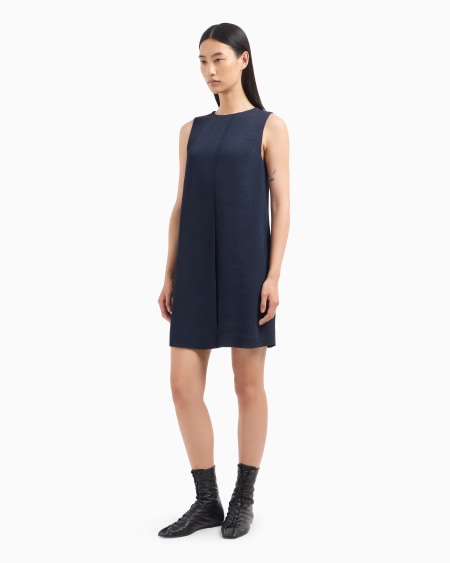 Armani Vestido túnica de tejido texturizado Icon Envío internacional gratuito
