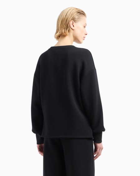 Armani Sudadera de neopreno con cortes laterales Outlet online