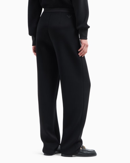 Armani Pantalones de neopreno con pernera ancha Rebajas