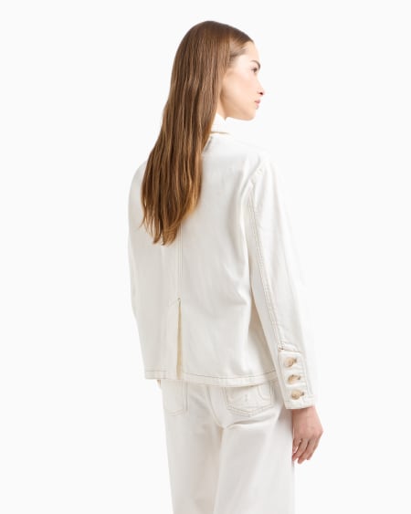 Armani Cazadora de dril de algodón Rebajas de fábrica