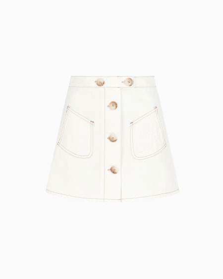 Armani Falda pantalón de dril de algodón Los más vendidos
