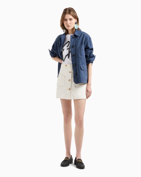 Armani Falda pantalón de dril de algodón Los más vendidos
