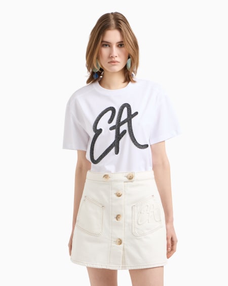 Armani Falda pantalón de dril de algodón Los más vendidos