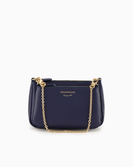 Armani Minibolso doble con bandolera y estampado de ciervo Descuento