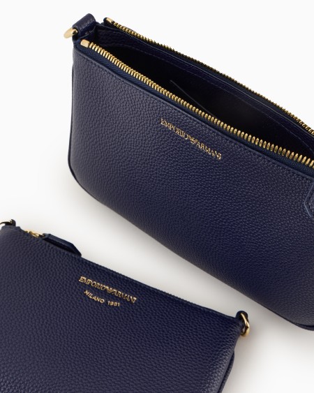 Armani Minibolso doble con bandolera y estampado de ciervo Descuento