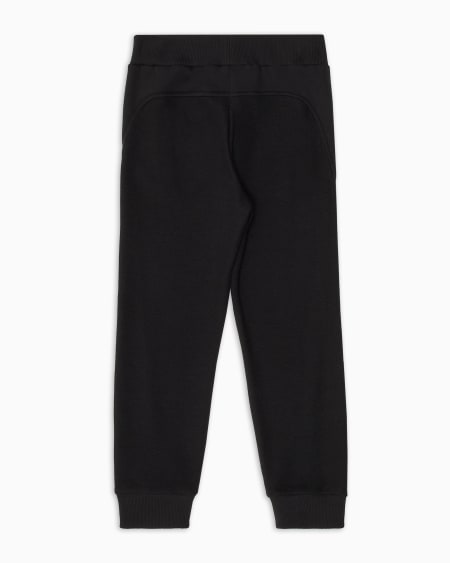 Armani Pantalones de chándal en punto piqué con logotipo bordado En línea