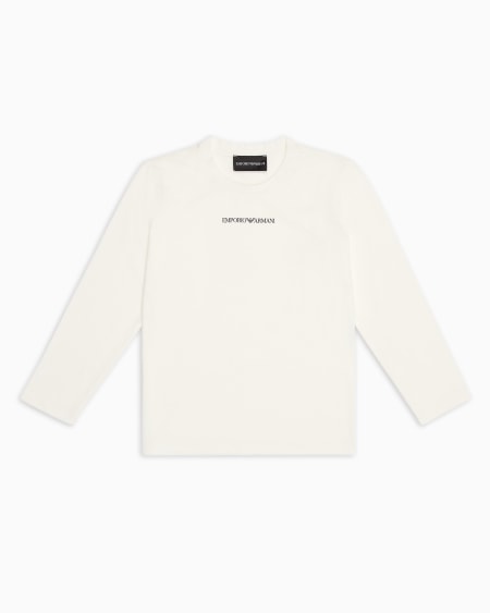 Armani Jersey de punto con logotipo Outlet