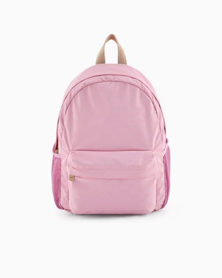 Armani Mochila de nailon con motivo integral de águila