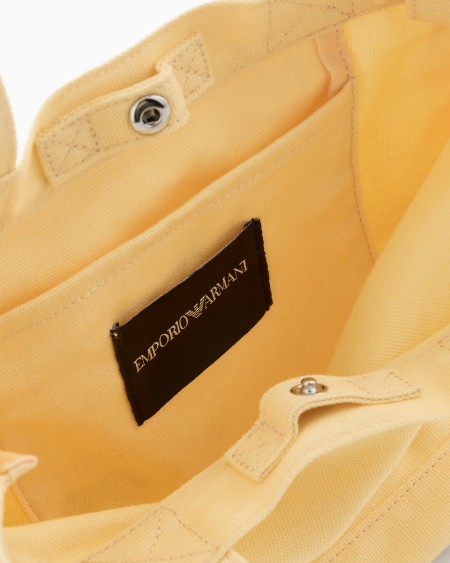 Armani Bolso shopper de lona con logotipo bordado Los más vendidos