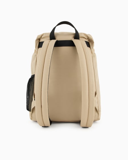 Armani Mochila de nailon con cincha y detalle de cuerda cruzada Tienda