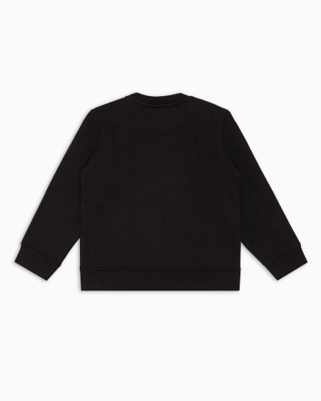 Armani Sudadera de punto de mezcla de modal con logotipo Tienda