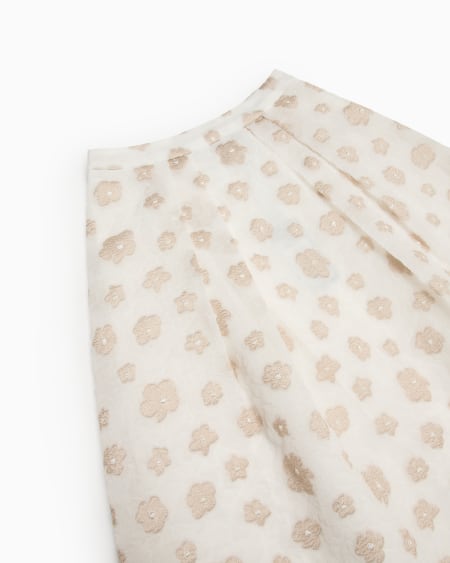 Armani Falda en tejido fil coupé floral Liquidación