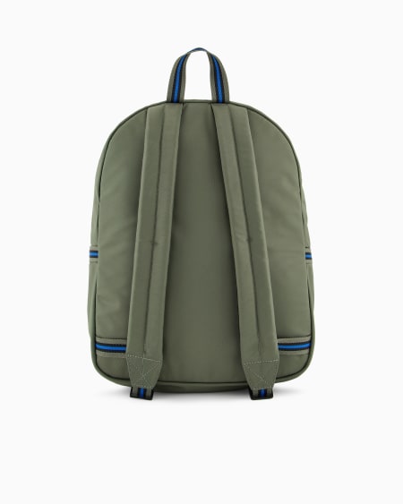 Armani Mochila de nailon con logotipo de goma Mejor oferta