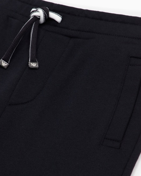 Armani Pantalones de chándal de punto en mezcla de modal con logotipo Rebajas top