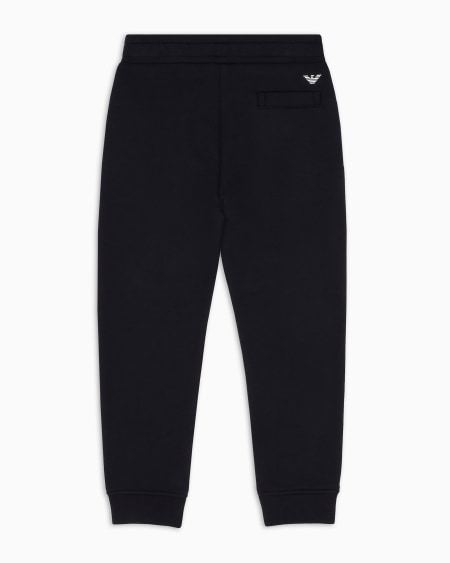 Armani Pantalones de chándal de punto en mezcla de modal con logotipo Rebajas top