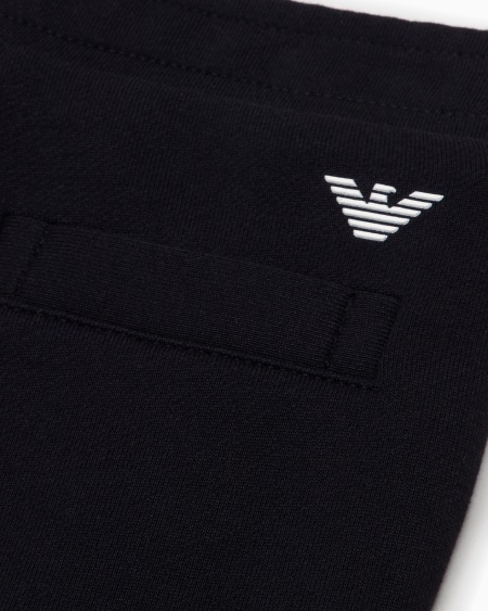 Armani Pantalones de chándal de punto en mezcla de modal con logotipo Rebajas top