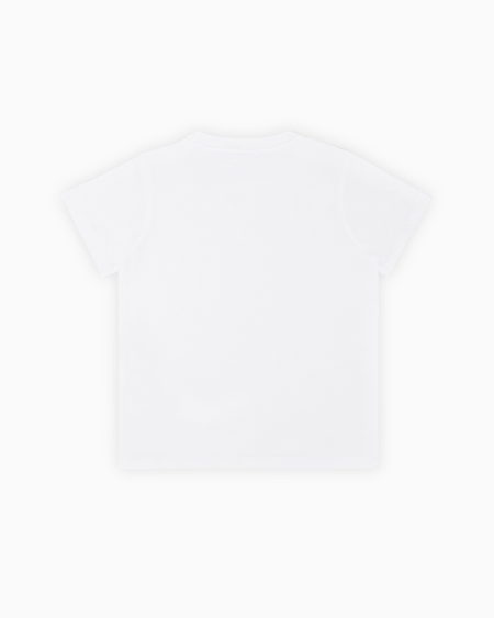 Armani Camiseta de punto de algodón pima con logotipo COMPRAR AHORA