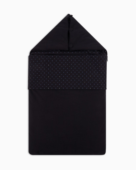 Armani Saco de dormir con estampado de águilas con efecto óptico
