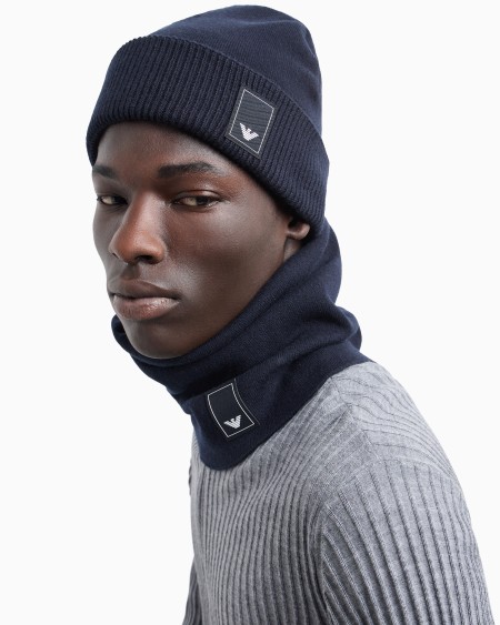 Armani Gorro de lana Travel Essential Oferta especial de fábrica