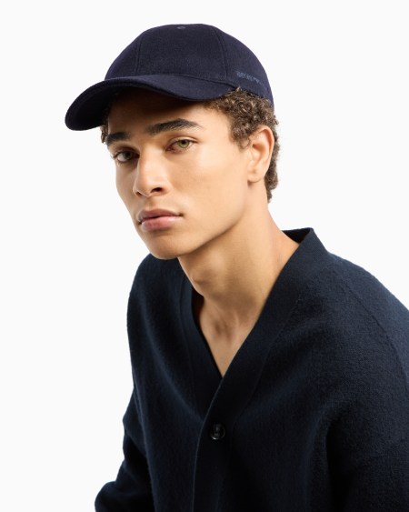 Armani Gorra de béisbol en paño de lana Liquidación