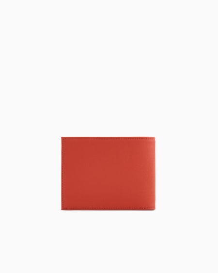 Armani Cartera plegable de piel saffiano regenerada ASV Devoluciones gratuitas
