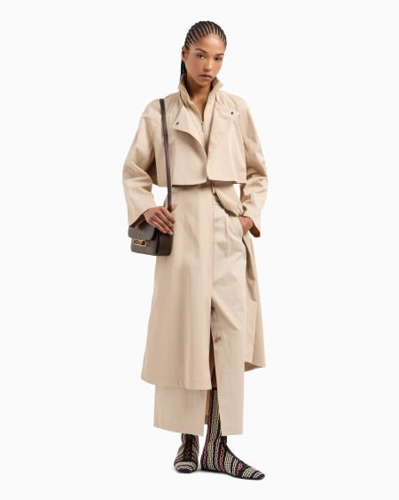 Armani Gabardina 2 en 1 de algodón técnico resistente al agua Rebajas