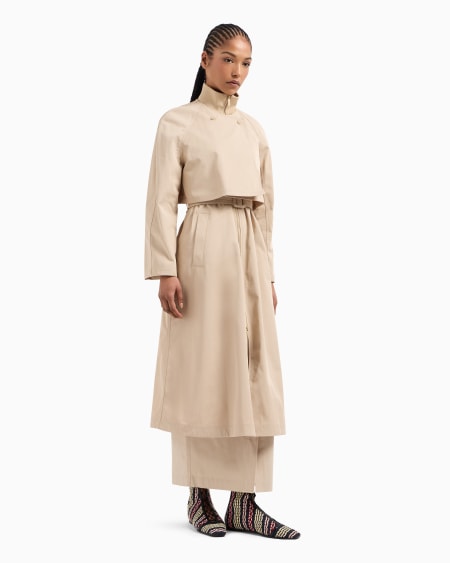 Armani Gabardina 2 en 1 de algodón técnico resistente al agua Rebajas