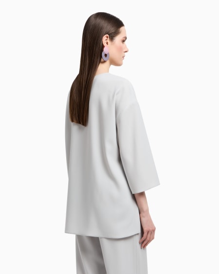 Armani Blusa de cady técnico cortado a láser En oferta