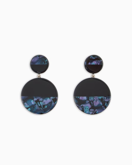 Armani Pendientes colgantes de aro semimulticolor Rebajas online