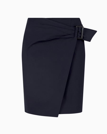 Armani Falda con panel de algodón elástico compacto