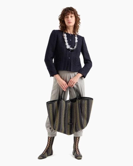 Armani Chaqueta de tweed de lúrex Envío gratis