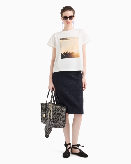 Armani Falda en tweed de lúrex Últimos 3 días