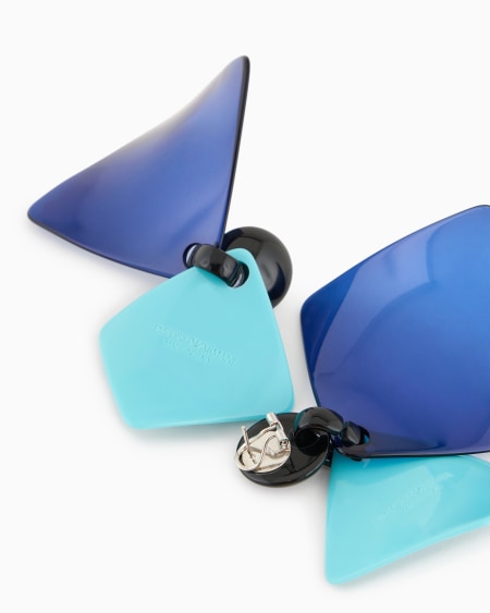 Armani Maxipendientes colgantes bicolor Butterfly ÚLTIMAS EDICIONES