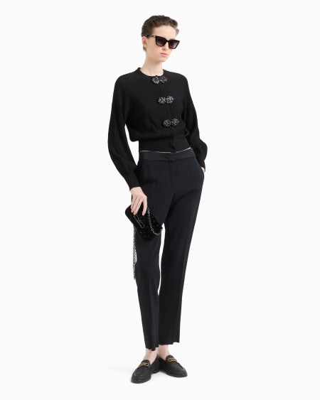 Armani Pantalones de envers satén Solo hoy