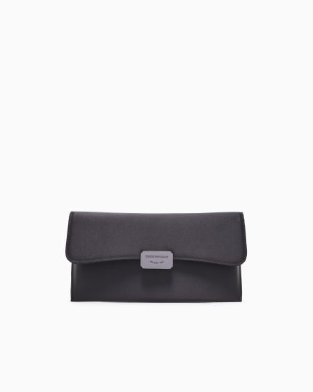 Armani Bolso de mano baguette de satén